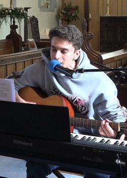 Karl Singing and Playing